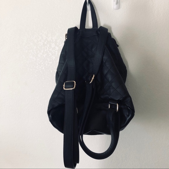 Faux Leather Chain Backpack - Picture 8 of 8